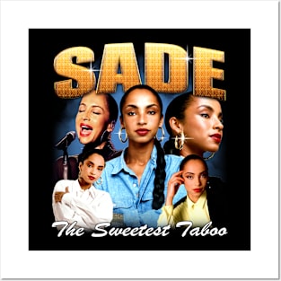 Sade The Sweetest Taboo - Sade Adu Vintage Bootleg Posters and Art